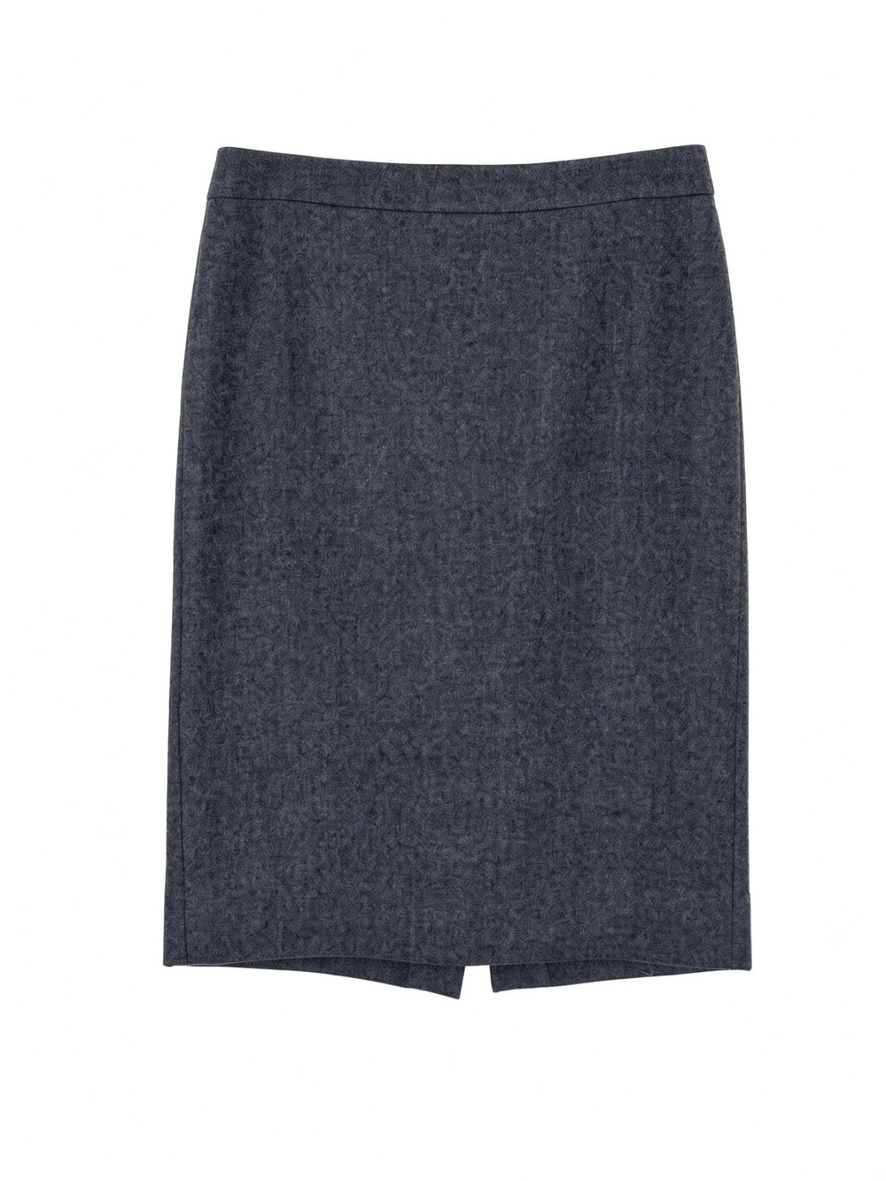 J.Crew Tall No. 2 Pencil Skirt Charcoal Gray 100% Wool Size 6T Tall